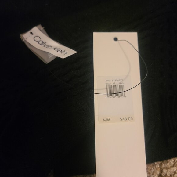 New Calvin Klein black scarf - Picture 2 of 3